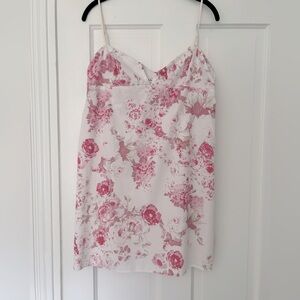 For Love And Lemons Pink Floral Mini Dress